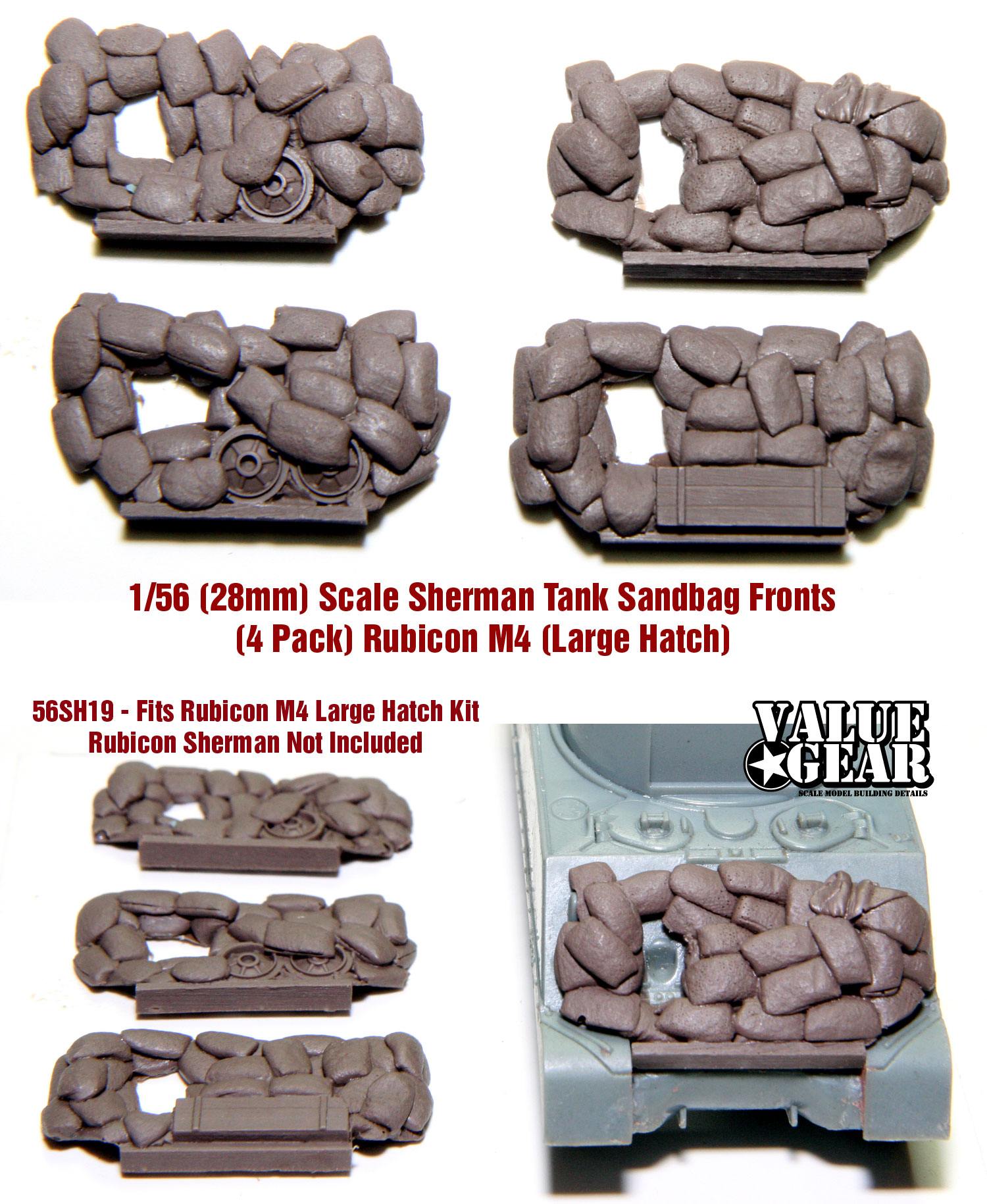 thumbnail interactive-video image 1 of Value Gear 1/35 Scale Universal Tents & Tarps Set #17 – 16 Pieces – Resin Model Kit 1 of 2